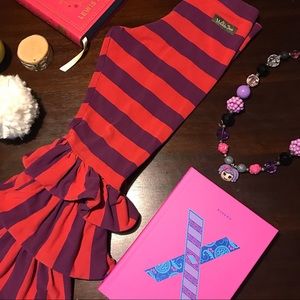 Matilda Jane Between the Lines Benny Leggings Sz 6